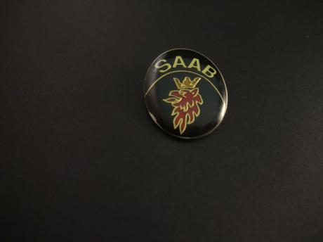 Saab Zweedse autofabrikant logo blauw model